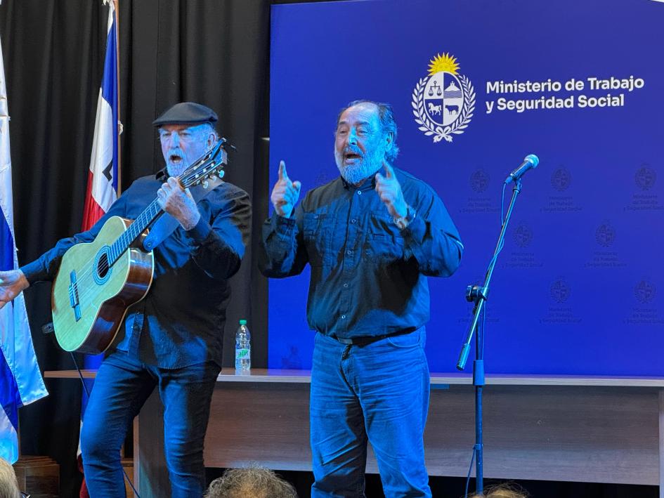 Con el cierre de musical de Larbanois-Carrero Asunción de autoridades en el MTSS