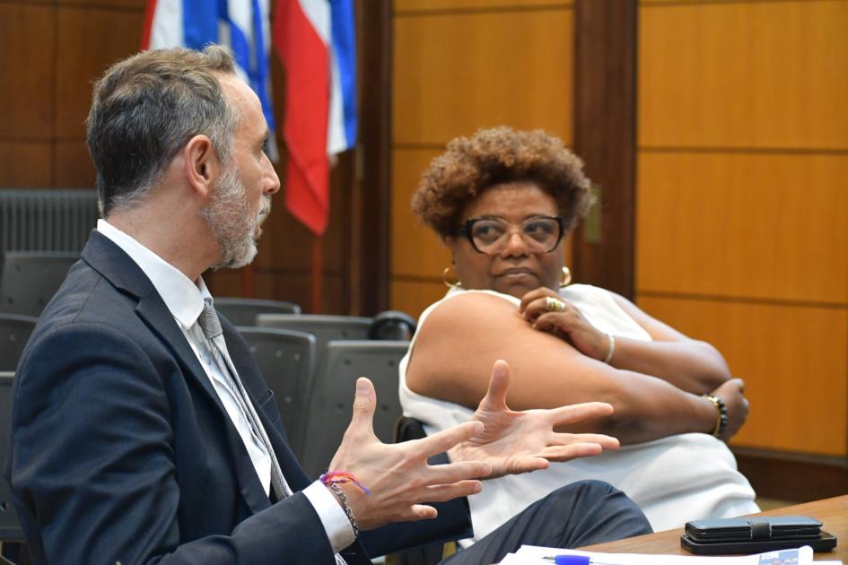 MTSS y BPS fortalecen lazos con la AISS para potenciar la seguridad social Villagra con coordinador regional de la AISS