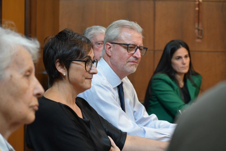 MTSS y BPS fortalecen lazos con la AISS para potenciar la seguridad social Director Nacional de Seguridad Social y presidenta del BPS con coordinador regional de AISS
