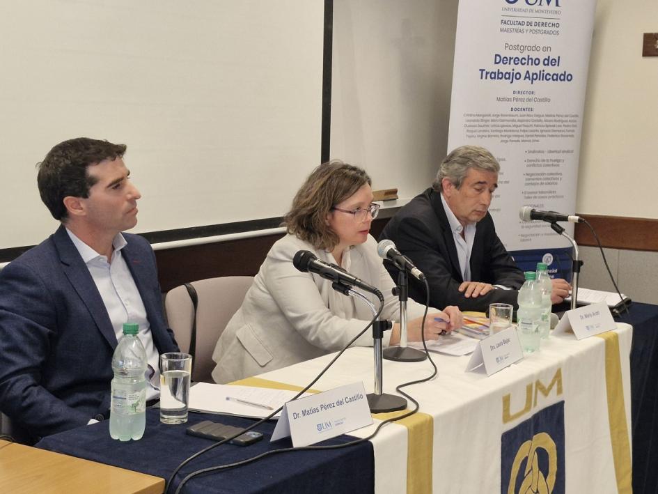 Bajac reafirmó compromiso del MTSS con un modelo laboral inclusivo y sustentable Directora del MTSS en jornadas de Derecho Laboral de UM
