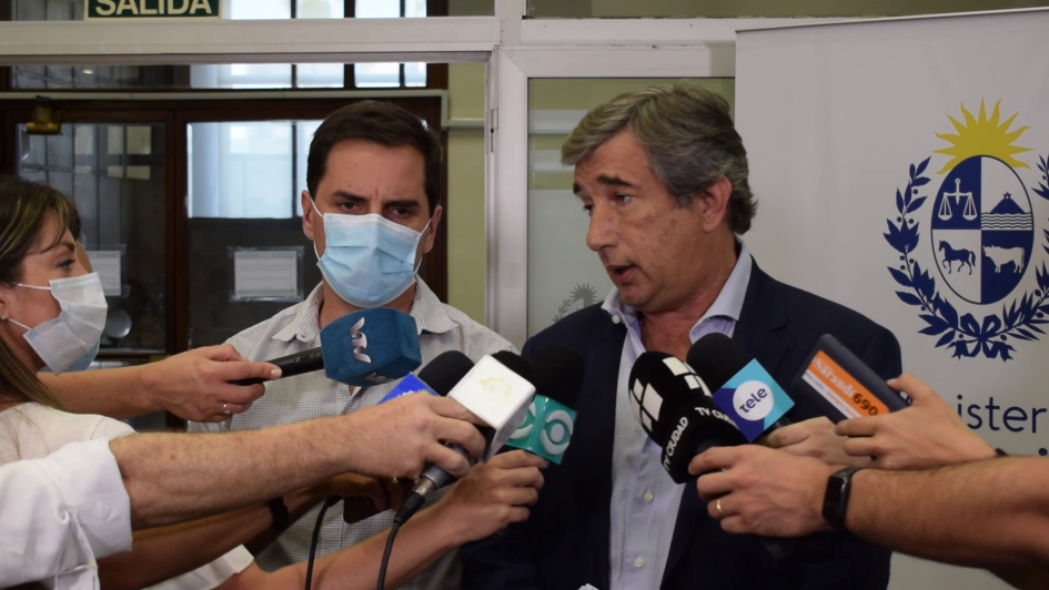 Teletrabajo Subsecretario Arizti en charla con la prensa