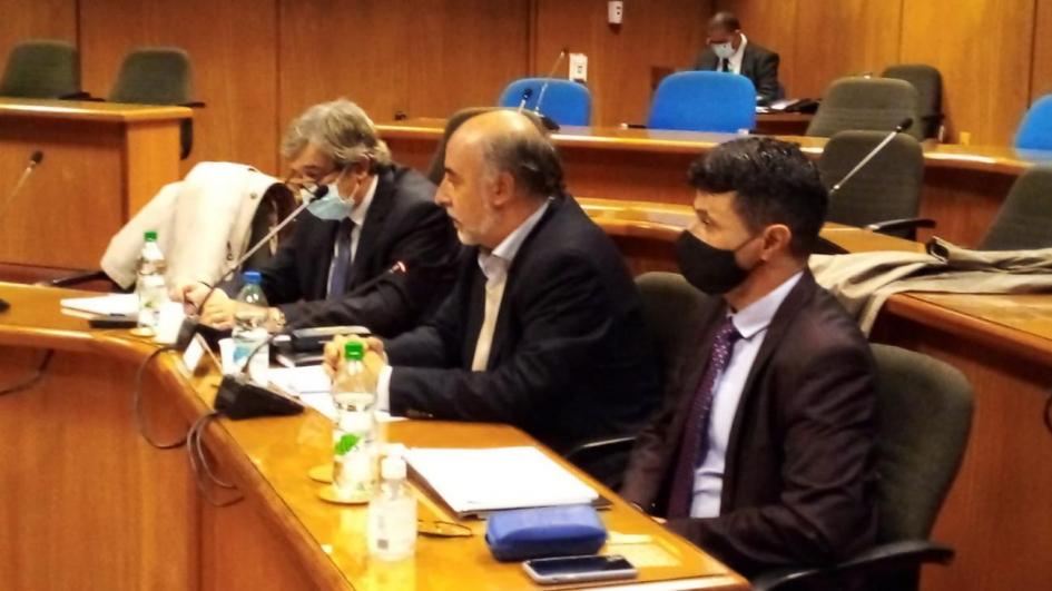 Autoridades ministeriales en comisión parlamentaria Autoridades ministeriales en comisión parlamentaria