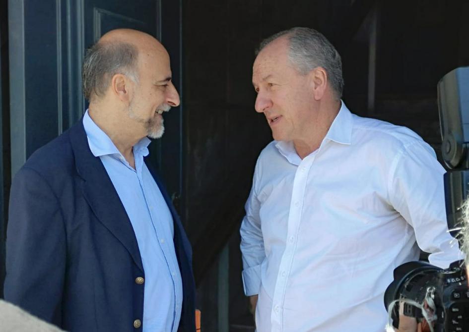 Ministro Murro y Ministro designado Pablo Mieres Ministro Murro y Ministro designado Pablo Mieres