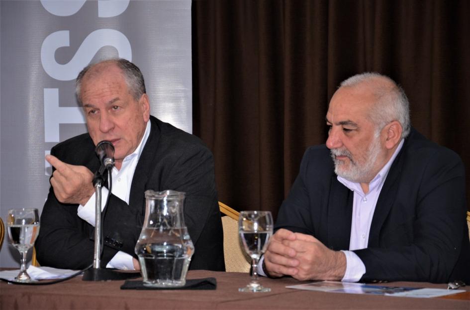 Ministro de Trabajo y Seguridad Social, Ernesto Murro, y el presidente del CODICEN, ANEP, Wilson Netto Ministro de Trabajo y Seguridad Social, Ernesto Murro, y el presidente del CODICEN, ANEP, Wilson Netto
