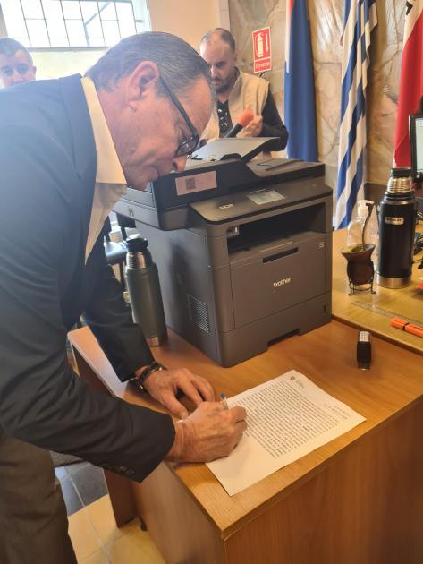Sorteo de puestos de trabajo para obra pública Director Nacional de Coordinación en el Interior, Andrés Prati