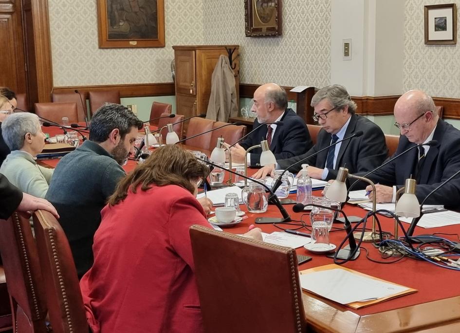 Autoridades en el Senado