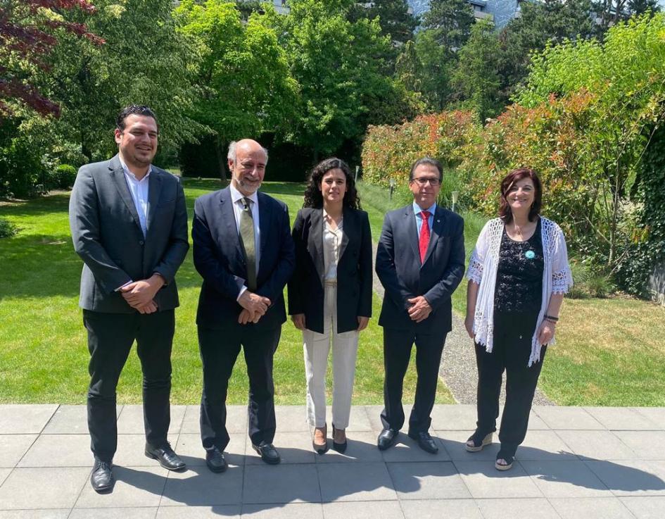 Mieres junto a sus pares de Argentina, Brasil, Guatemala y México Mieres junto a sus pares de Argentina, Brasil, Guatemala y México
