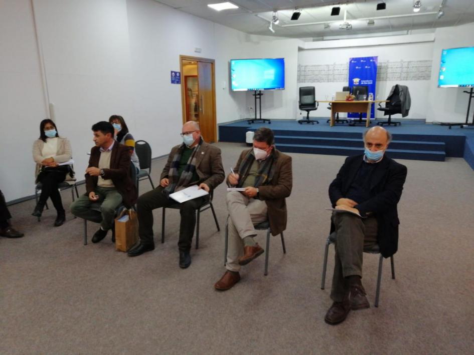 Jornadas departamentales Autoridades en jornada en San José
