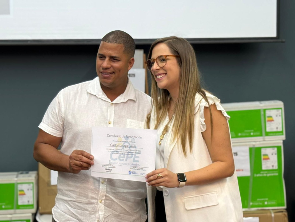 Proyectos de Inversión Productiva en Rivera Chiquiar con beneficiario del proyecto