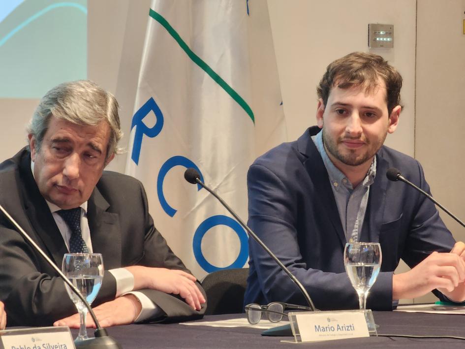 Se abrieron inscripciones para Yo Estudio y Trabajo Ministro Arizti y director del INJU, Aparicio Saravia Padern