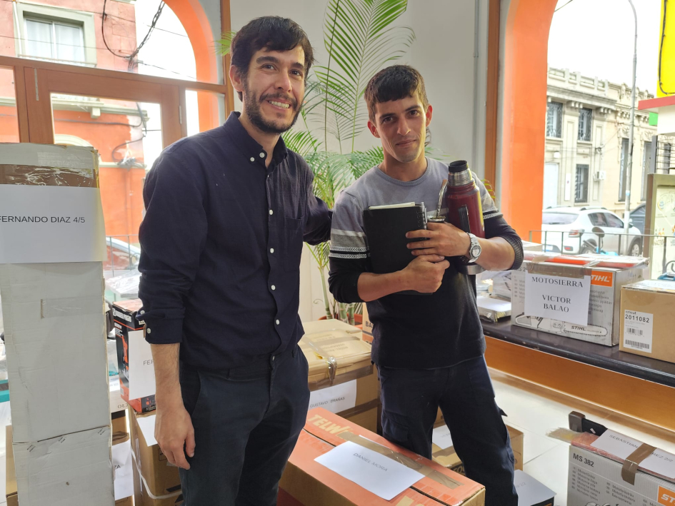 Director de Empleo Federico Araya participó en entrega de Proyectos de Inversión Productiva en Rocha Araya junto a emprendedor