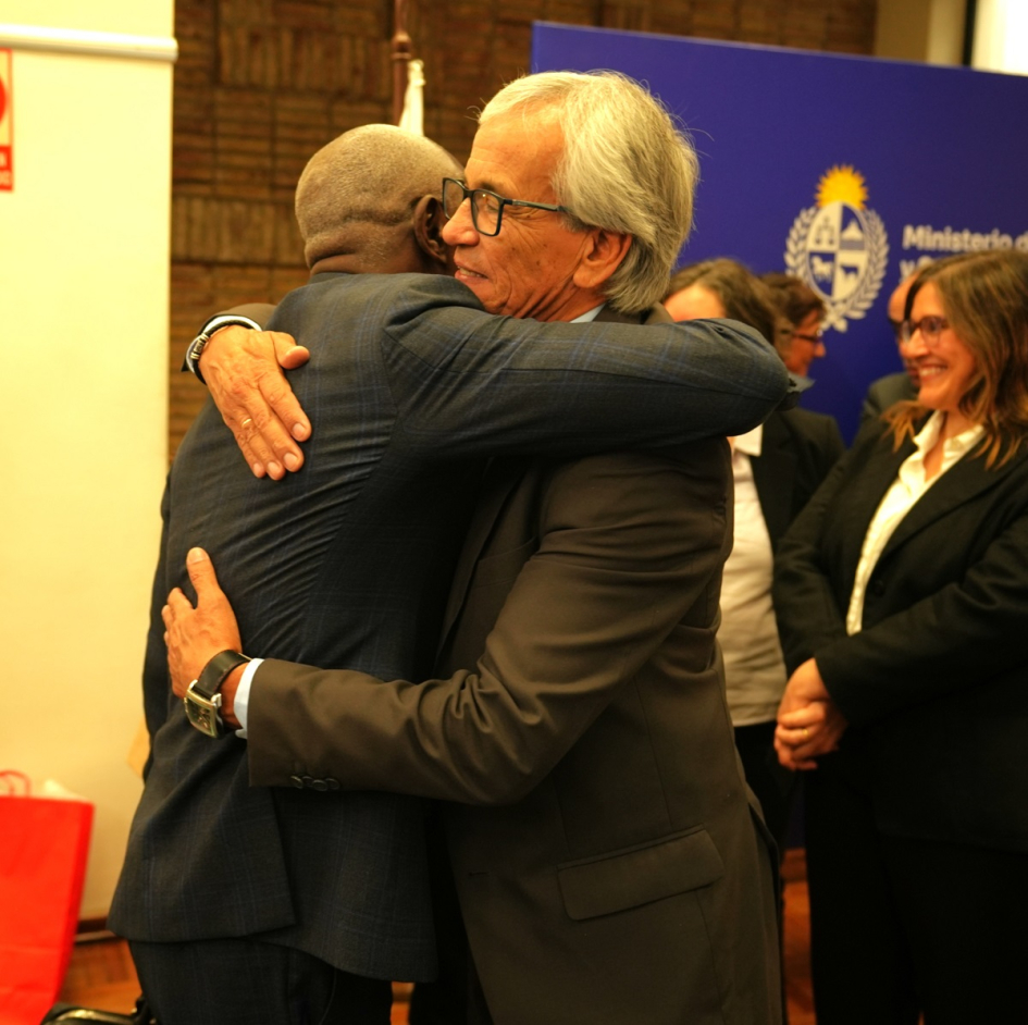 Ministro Juan Castillo y Director General de OIT, Gilbert F. Houngbo