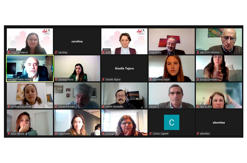 Mieres en webinar sobre modificaciones a Ley de Negociación Colectiva Mieres en webinar sobre modificaciones a Ley de Negociación Colectiva