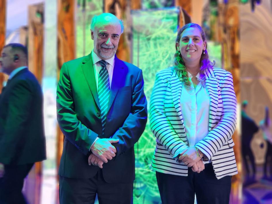 Mieres y Arlegui en inauguración de UPM II Mieres y Arlegui en inauguración de UPM II