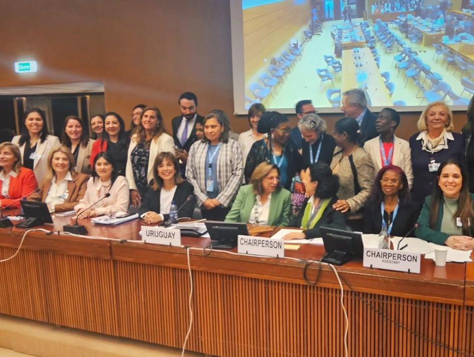 Delegación uruguaya en la Comité para la Eliminación de la Discriminación contra la Mujer (CEDAW)