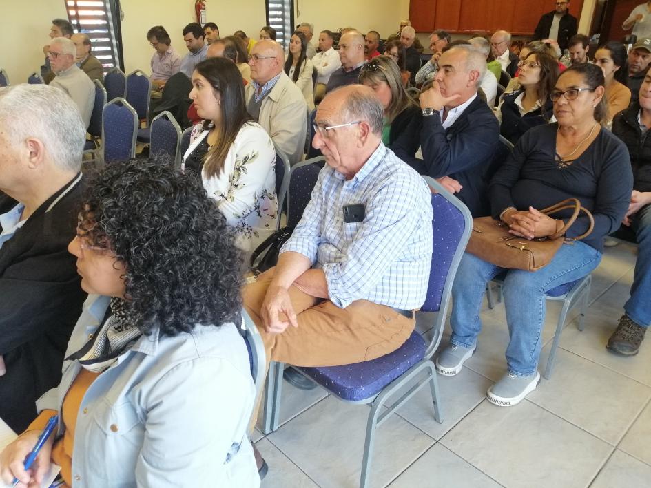 Público presente Ministro Mieres expone en Intendencia de Tacuarembó
