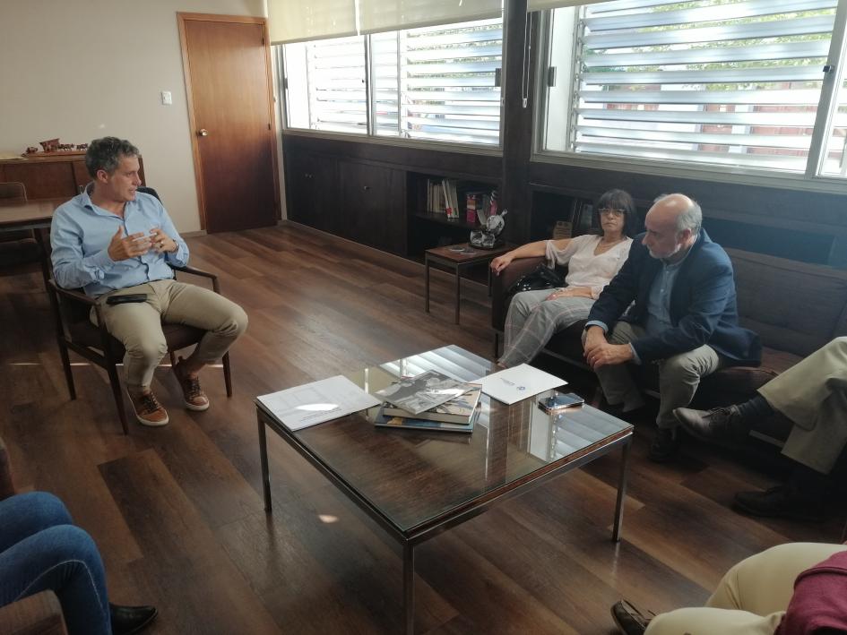 Ministro con Intentente de Lavalleja Ministro con Intentente de Lavalleja
