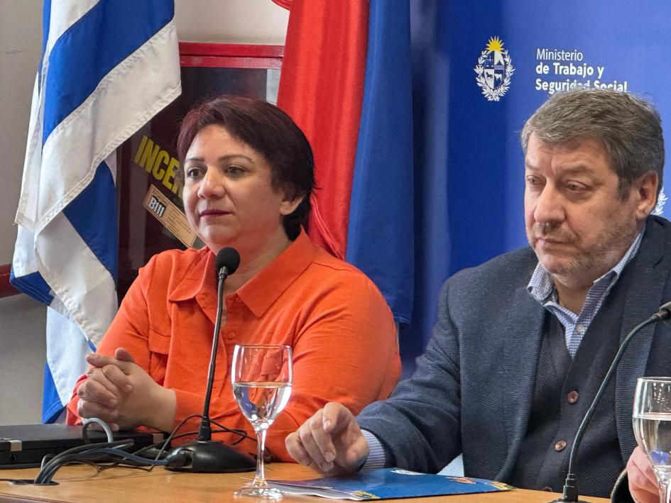 Conferencia por Día de la Trabajadora Doméstica Presidenta del SUTD, Laura Rivero
