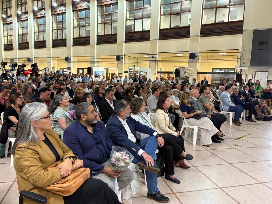 Asunción de autoridades del Banco de Previsión Social público presente
