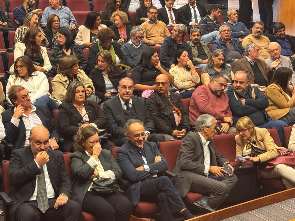 Presentación del "Compromiso Nacional por la Vida, la Salud y la Seguridad en el Trabajo" Público presente