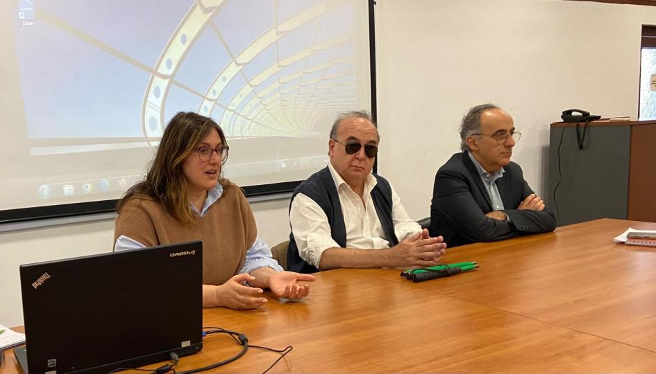 Jornadas de actualización para Negociación Colectiva Marcela Barrios, Nelson Loustaunau, Hugo Barretto