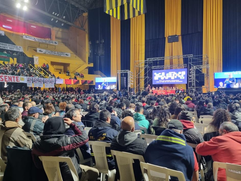Autoridades del MTSS en apertura del XV Congreso del PIT CNT XV Congreso del PIT CNT