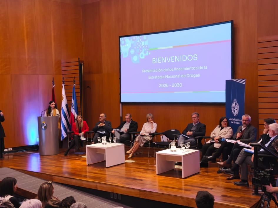 Subsecretario Hugo Barretto en lanzamiento de la Estrategia Nacional de Drogas Subsecretario Hugo Barretto en lanzamiento de la Estrategia Nacional de Drogas
