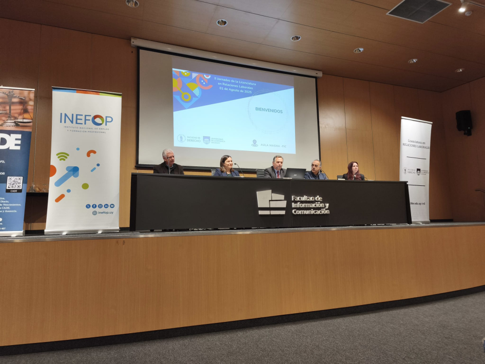 Barretto y mesa de expositores