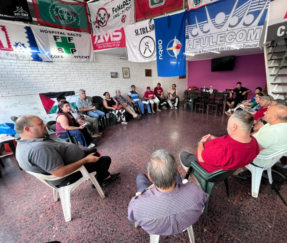 fotos de los participantes de la reunión