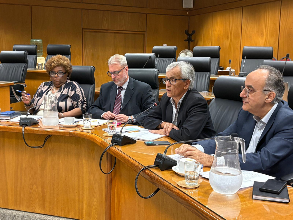 Castillo y demás autoridades en el Parlamento