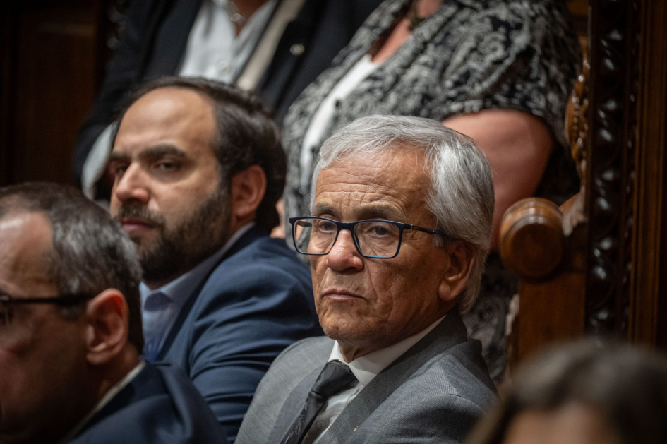 Ministro Castillo presente en Asamblea General durante el Mensaje del Presidente