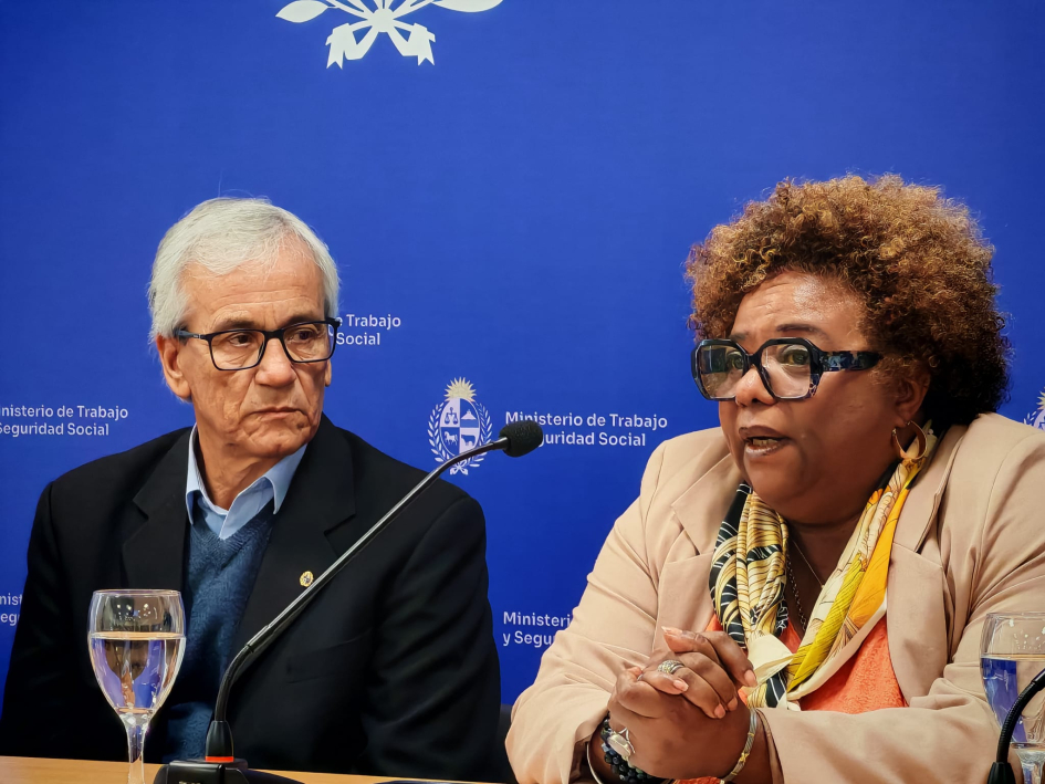 Castillo y Villagra durante al acto de la Semana de la Seguridad Social