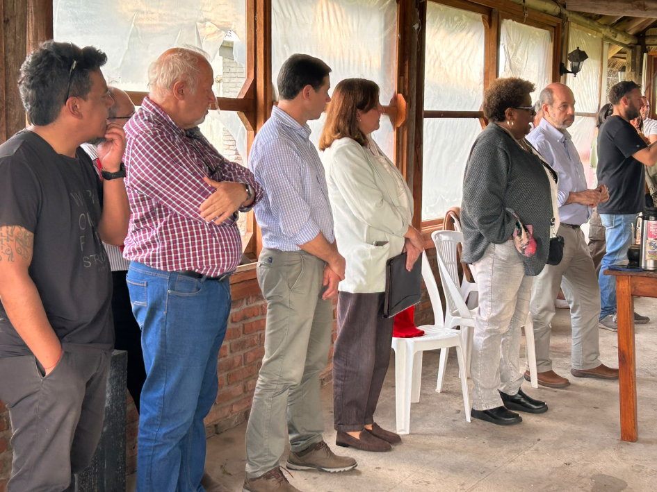 Villagra e Inchauspe participaron en la asamblea de los trabajadores del Frigorífico Casablanca