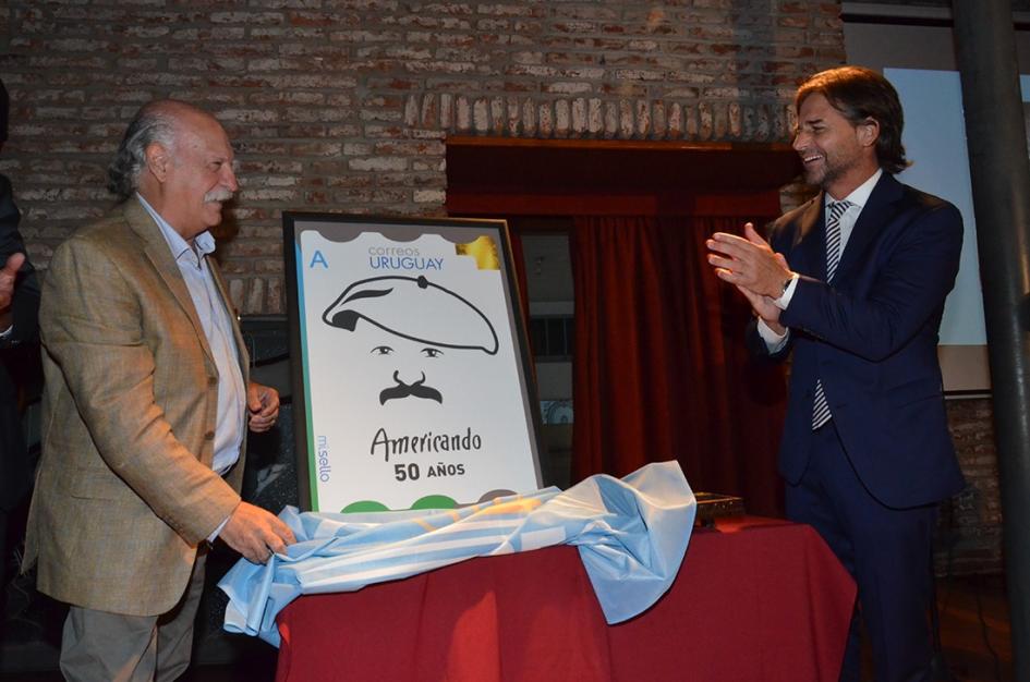 50 años del programa Americando Juan Carlos López y Presidente Lacalle Pou