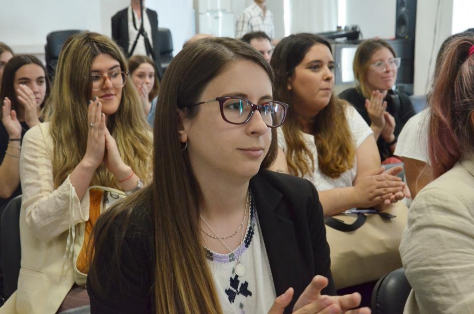 Finalización de las pasantías en Relacionesl Laborales y entrega de certificados Acto de cierre de pasantías laborales