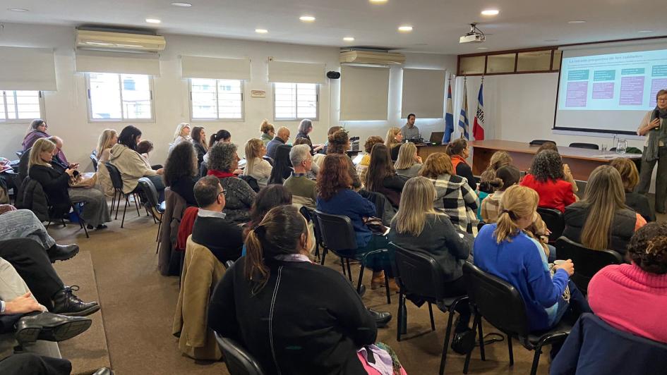 Taller "Cuidados, corresponsabilidad de género y negociación colectiva" Público presente