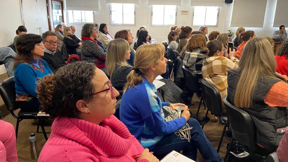 Taller "Cuidados, corresponsabilidad de género y negociación colectiva" Público presente