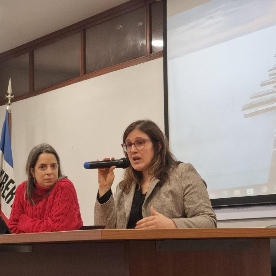 Taller "Cuidados, corresponsabilidad de género y negociación colectiva" Expositoras