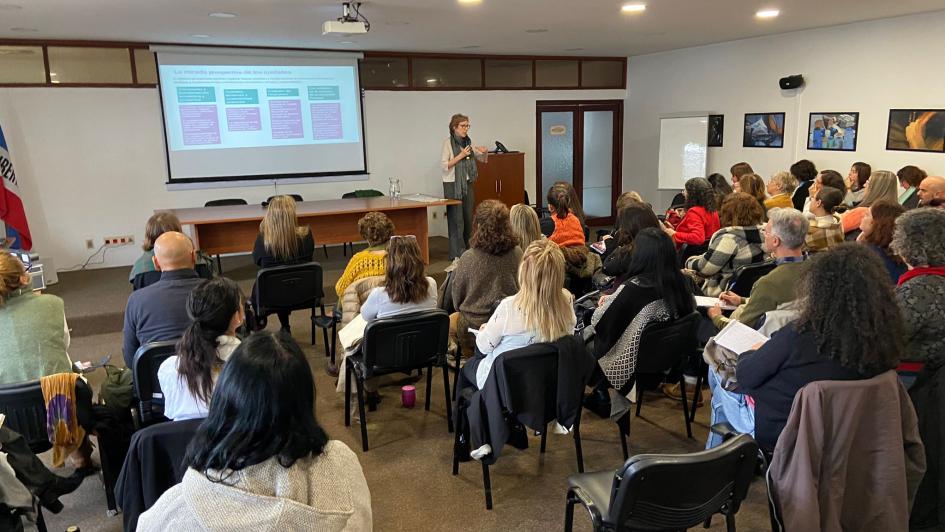 Taller "Cuidados, corresponsabilidad de género y negociación colectiva" Público presente en la actividad