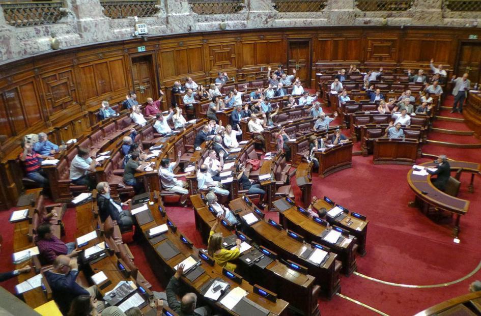 Imagen de la votación en Cámara de Diputados 