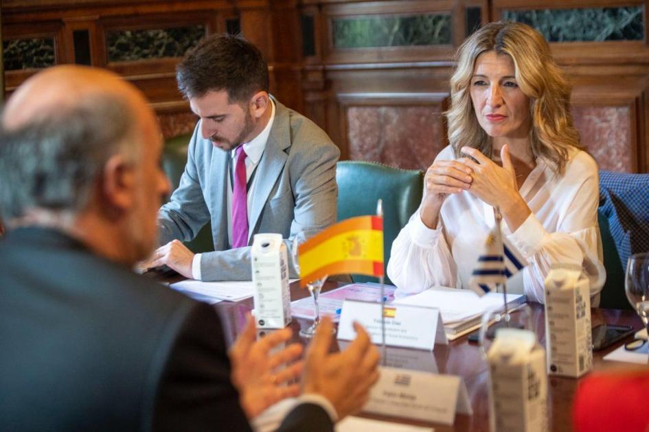 Encuentro con Yolanda Díaz Encuentros en el marco del Global Deal Forum