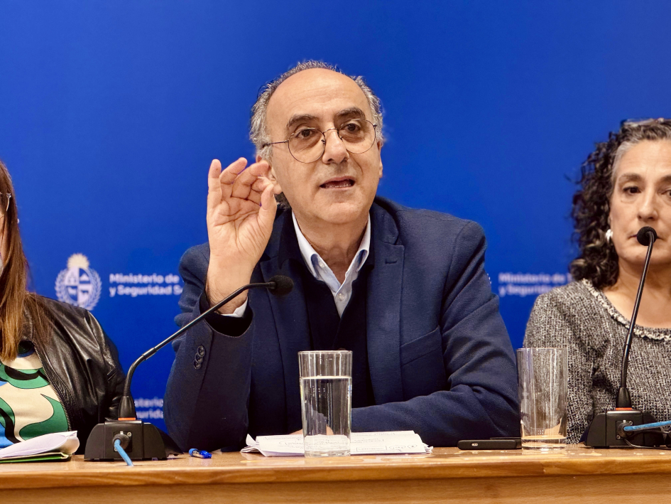 Subsecretario Hugo Barretto Ghione durante la actividad