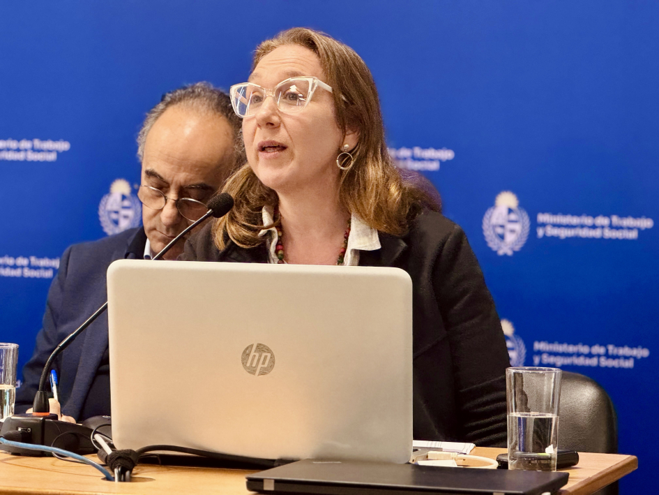 Nurit Stolovas durante la actividad