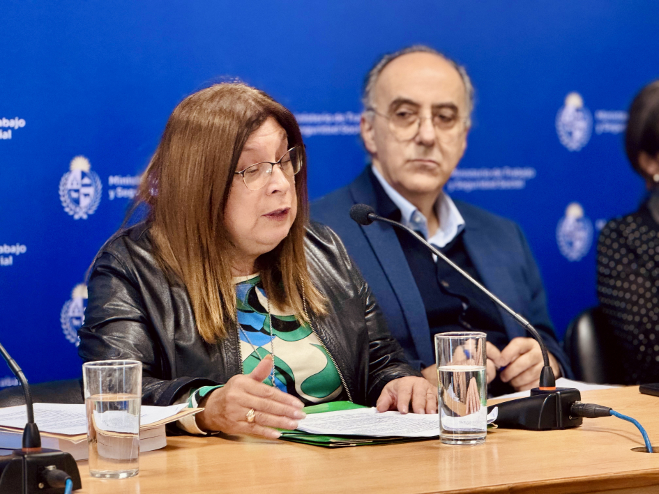 Graciela Giuzio durante la actividad