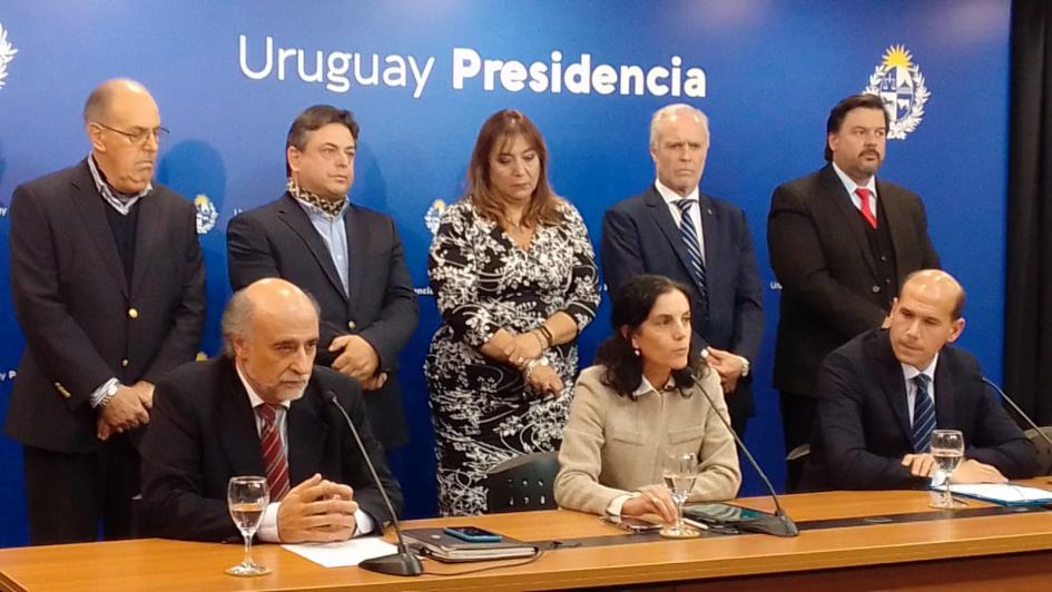 Poder Ejecutivo en conferencia de prensa