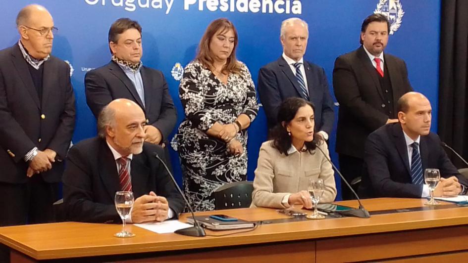 Poder Ejecutivo en conferencia de prensa