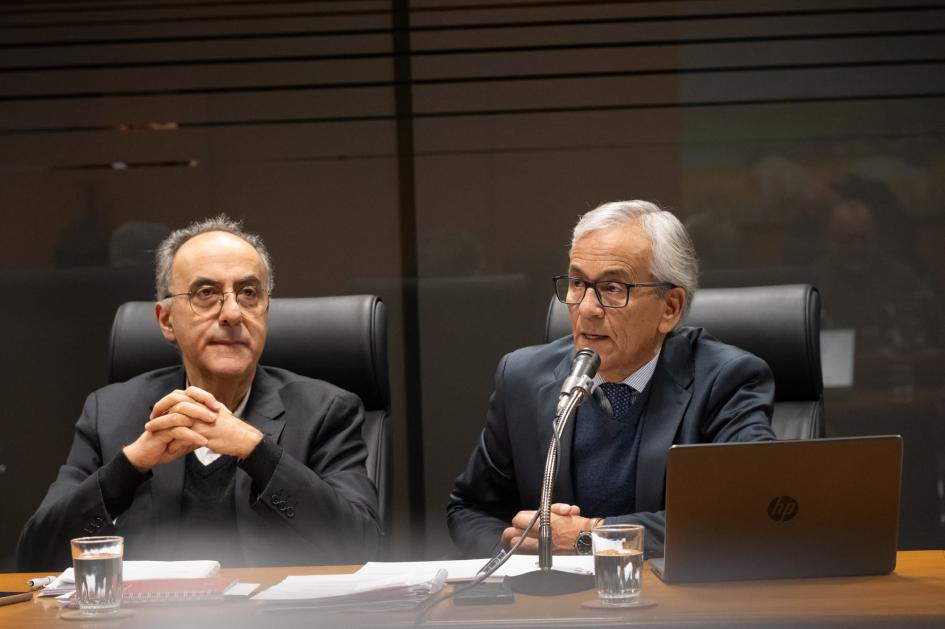 Autoridades asistieron a la Comisión de Legislación del Trabajo ministro y subsecretario