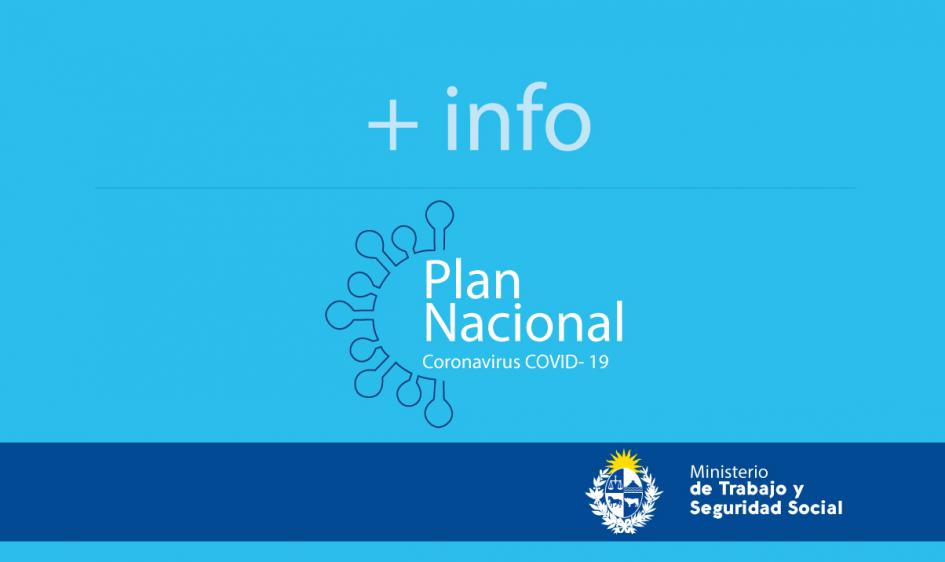 Placas medidas Plan Nacional Coronavirus Placa medidas Plan Nacional Coronavirus