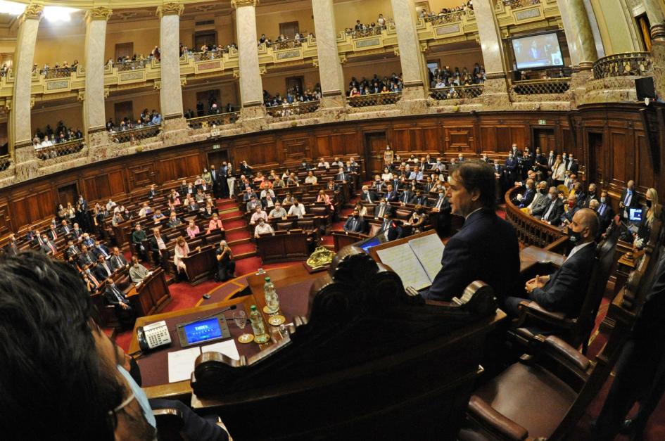 Rendición de cuentas dos años de gobierno Presidente en Asamblea General por dos años de gobierno