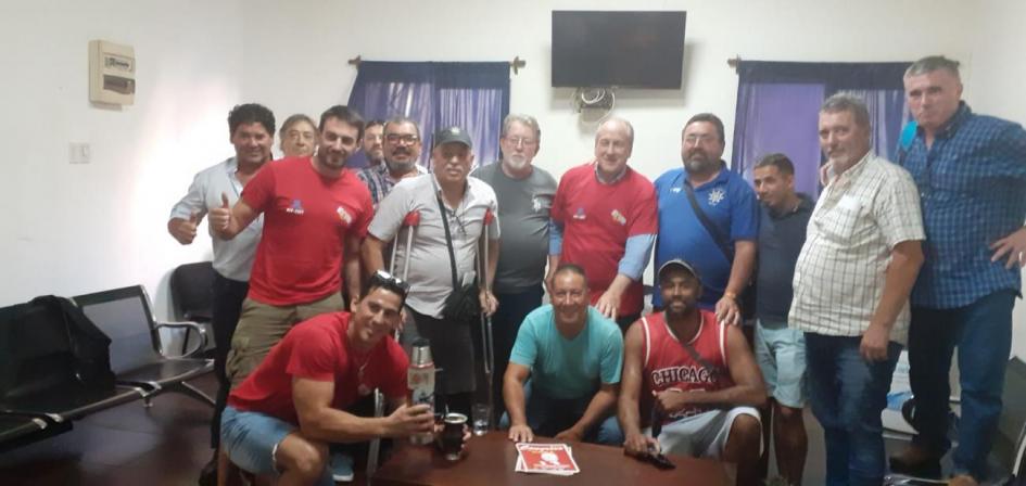 Murro con integrantes de Suntma, Sudeppu y el Centro de Maquinistas Navales